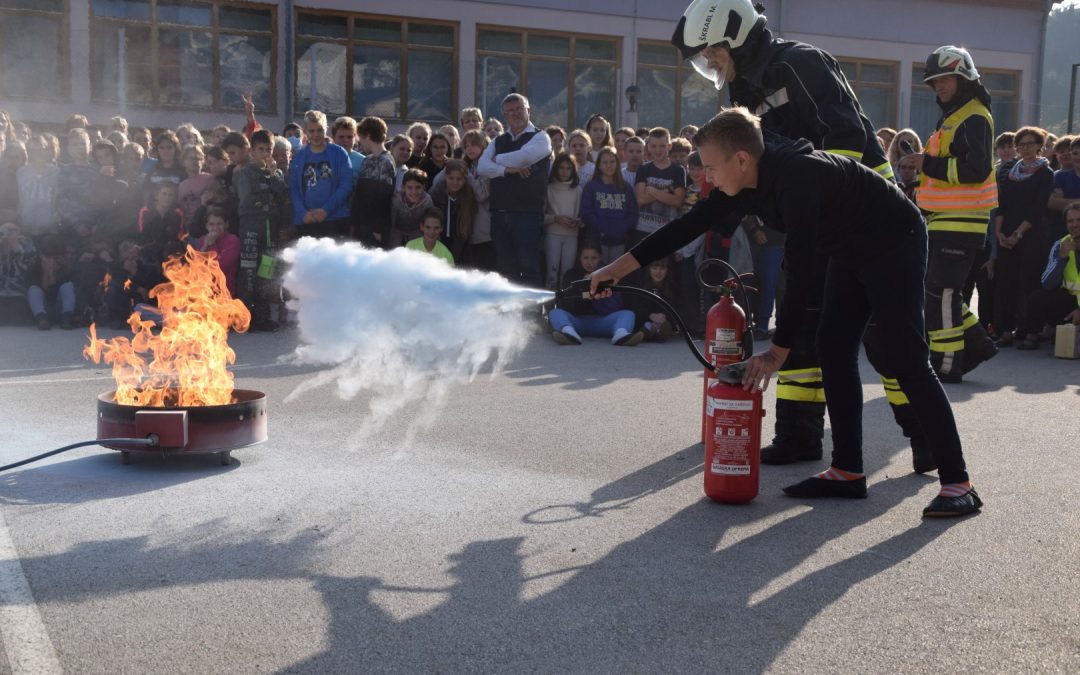 Evakuacija – požarna vaja na I. OŠ Rogaška Slatina